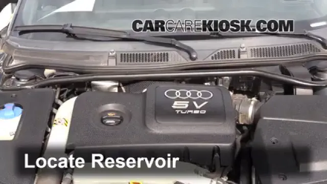 2004 Audi TT Quattro 1.8L 4 Cyl. Turbo Convertible Liquide essuie-glace Ajouter du liquide